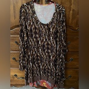 LOGO by Lori Goldstein Print Tunic and Tank NWOT